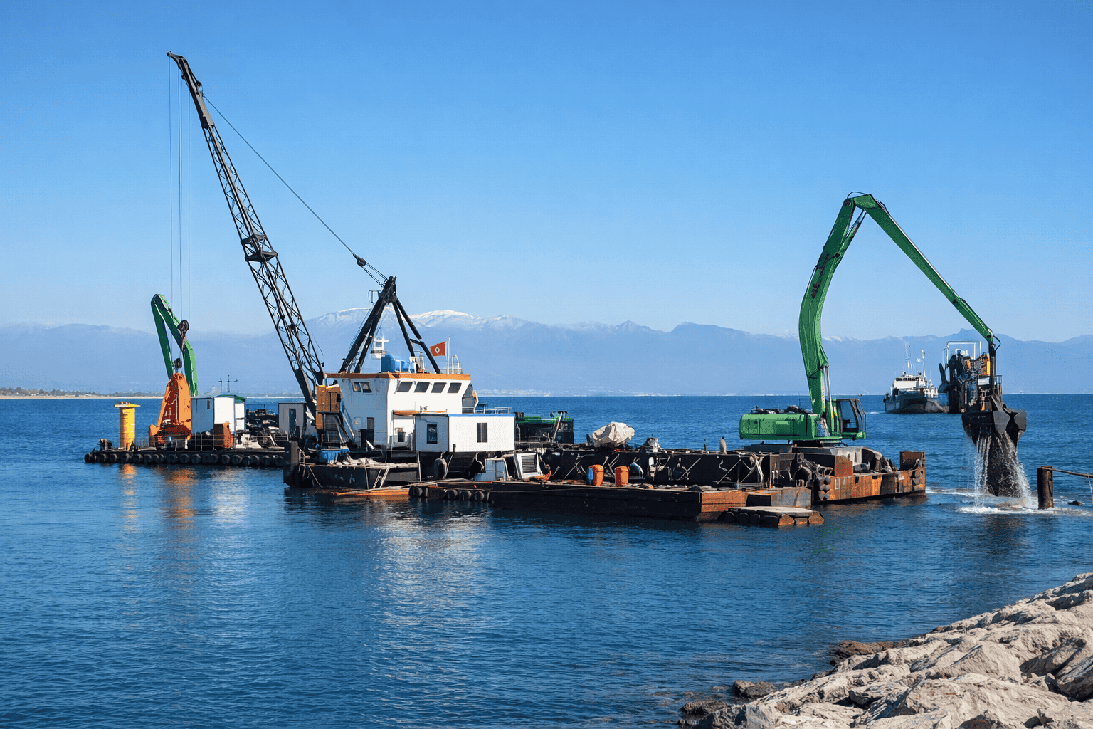 Sönmez Çimento Liman Tesisi 
 Deniz Dibi Tarama Projesi